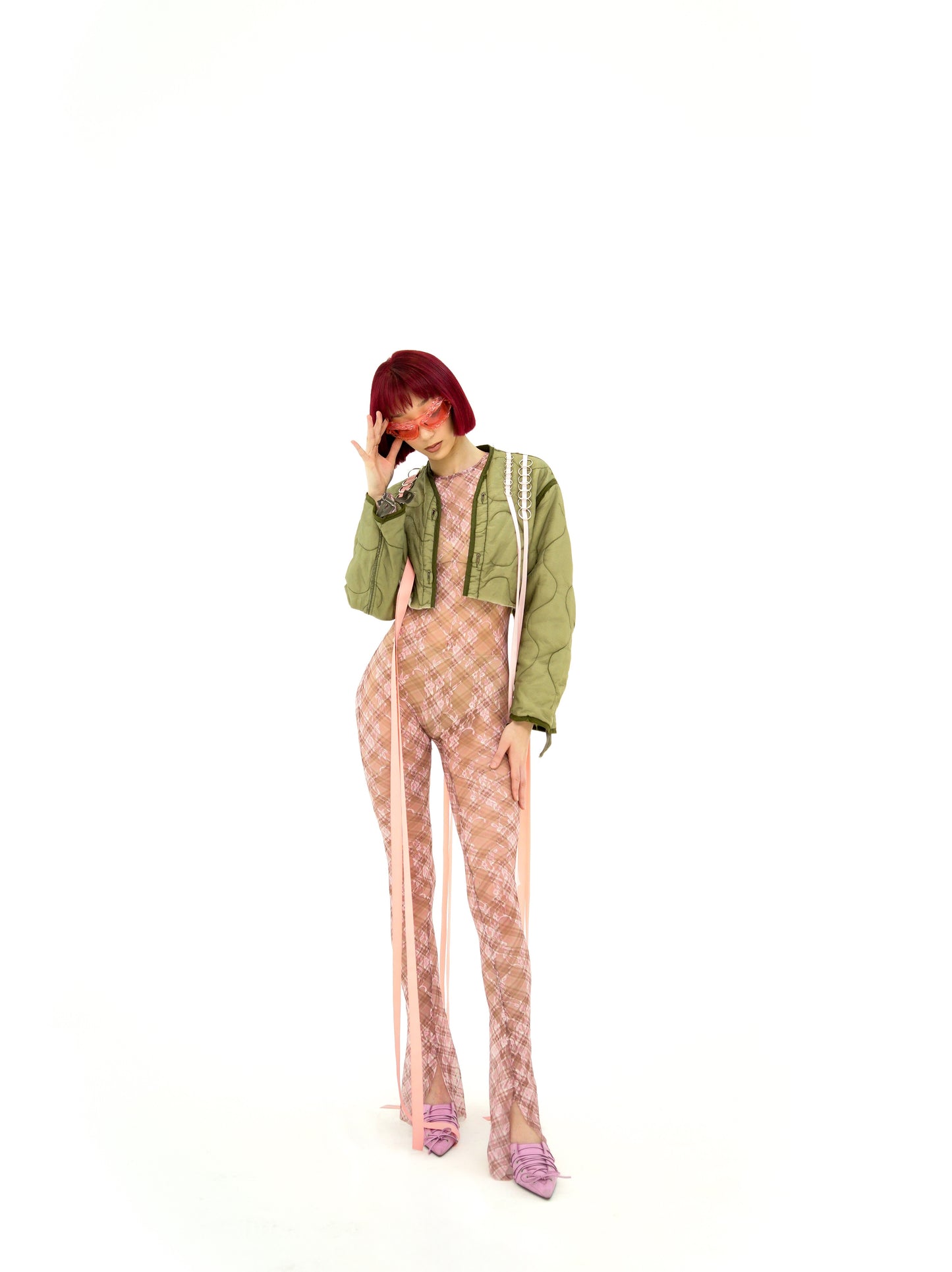 Cropped Vintage Military Jacket