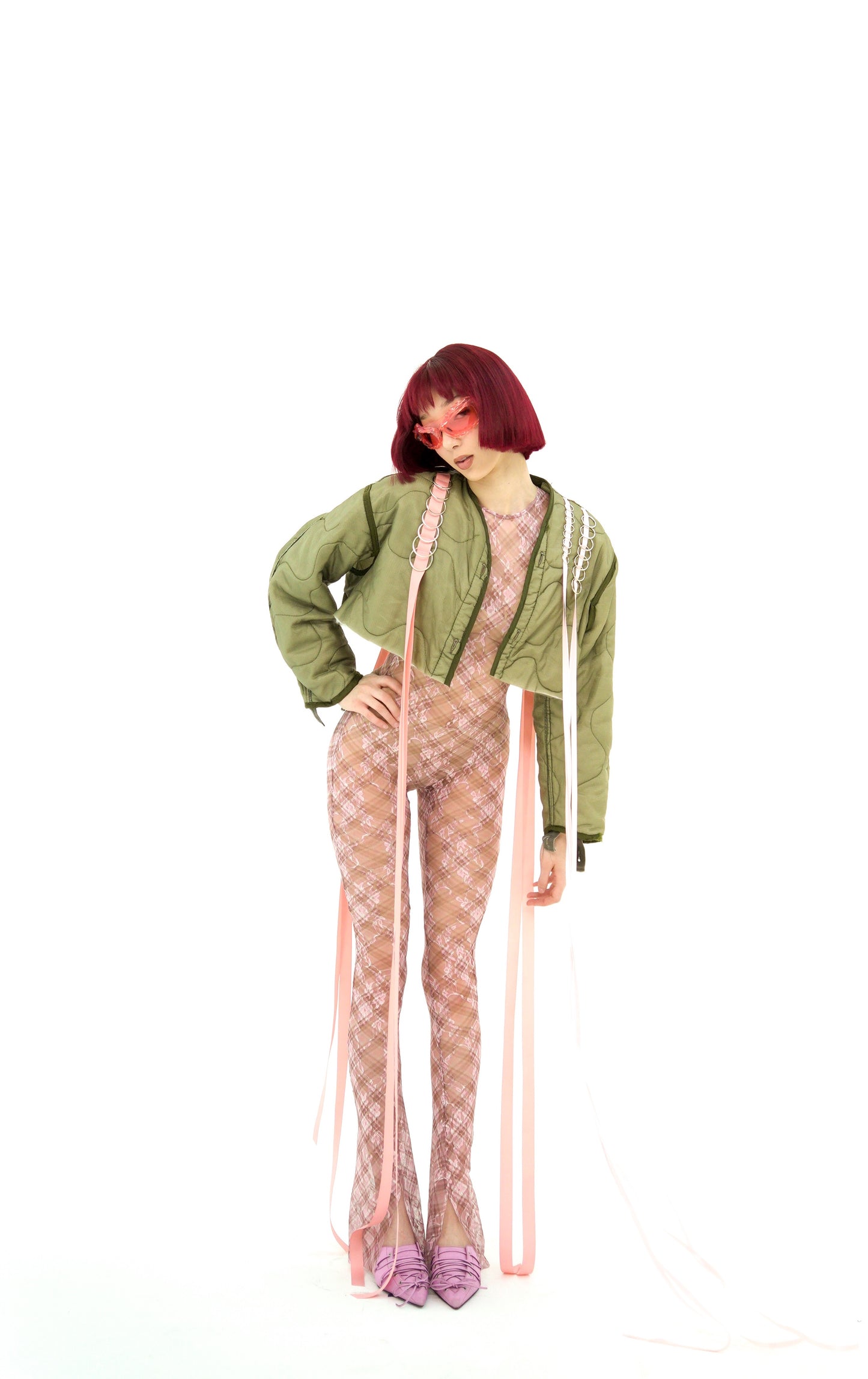 Cropped Vintage Military Jacket