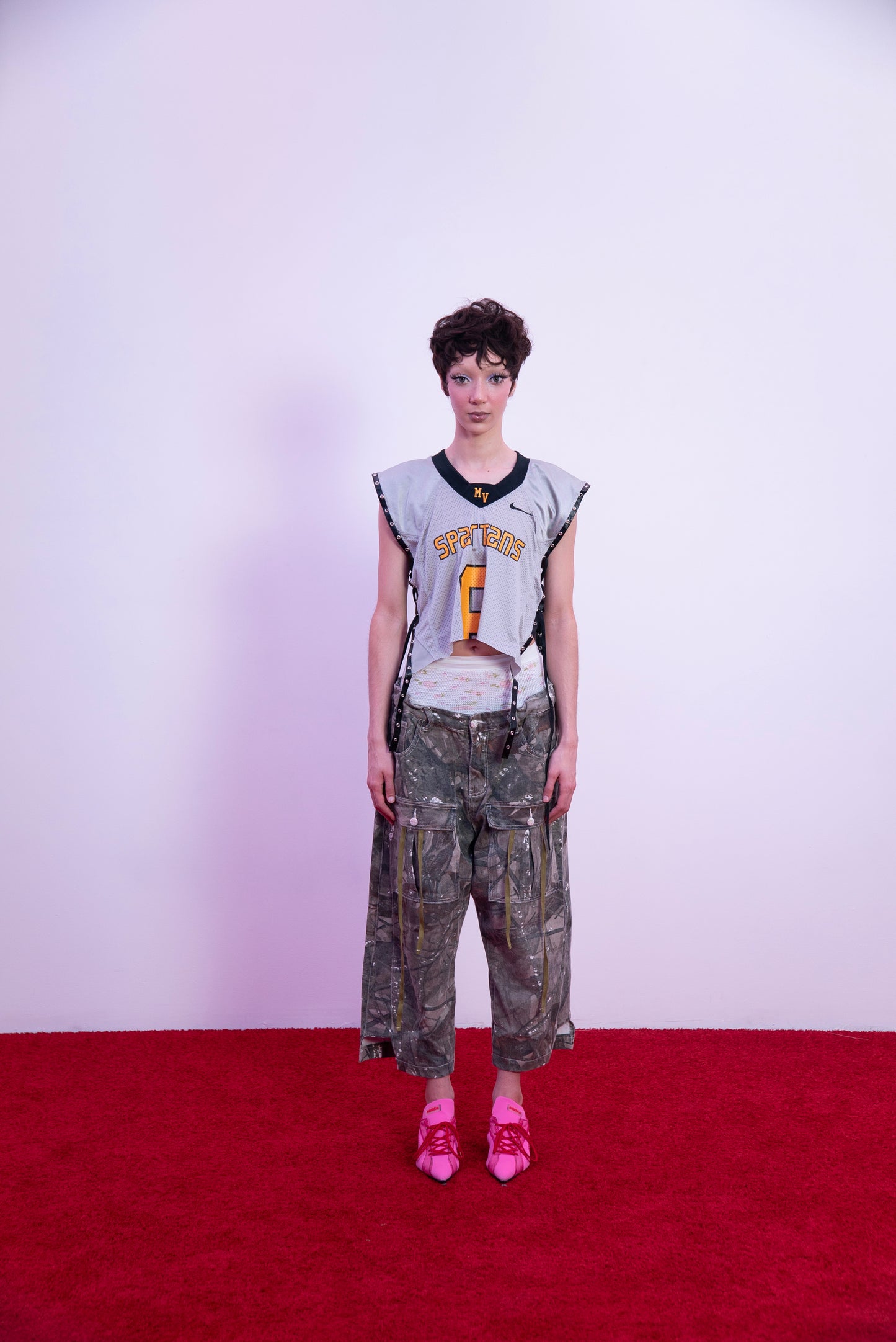 Lace-up Football Jersey
