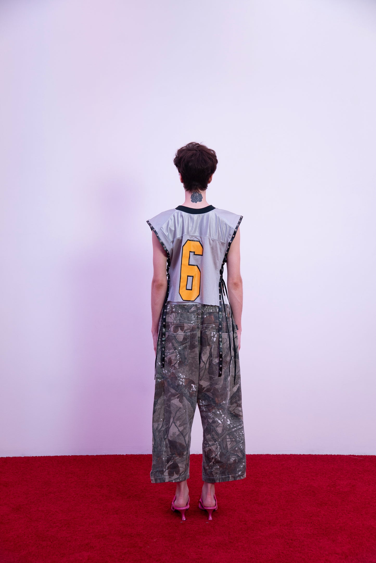 Lace-up Football Jersey