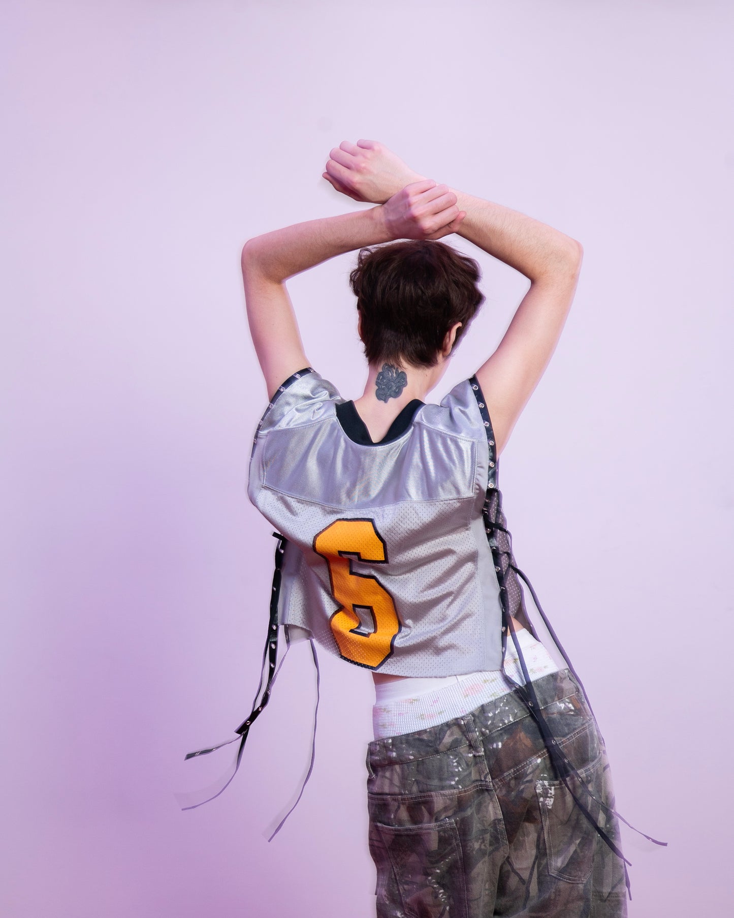 Lace-up Football Jersey