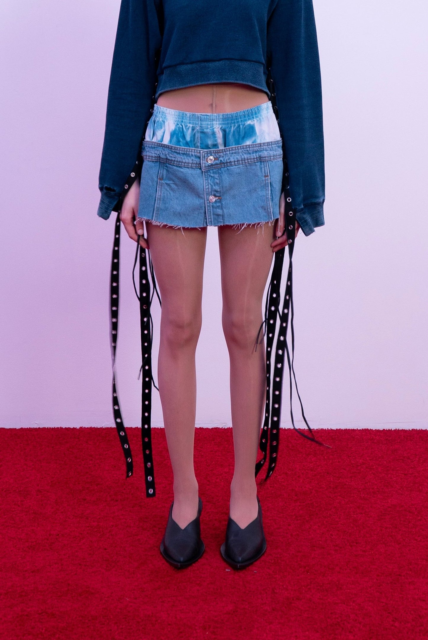 Layered Mini-skirt